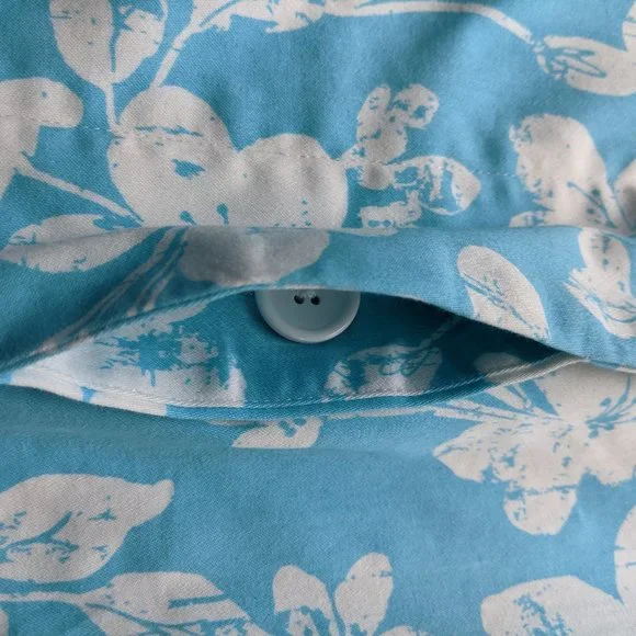 Madison Robin Egg Blue Floral "Trench" Coat NWT - Picture 10 of 16